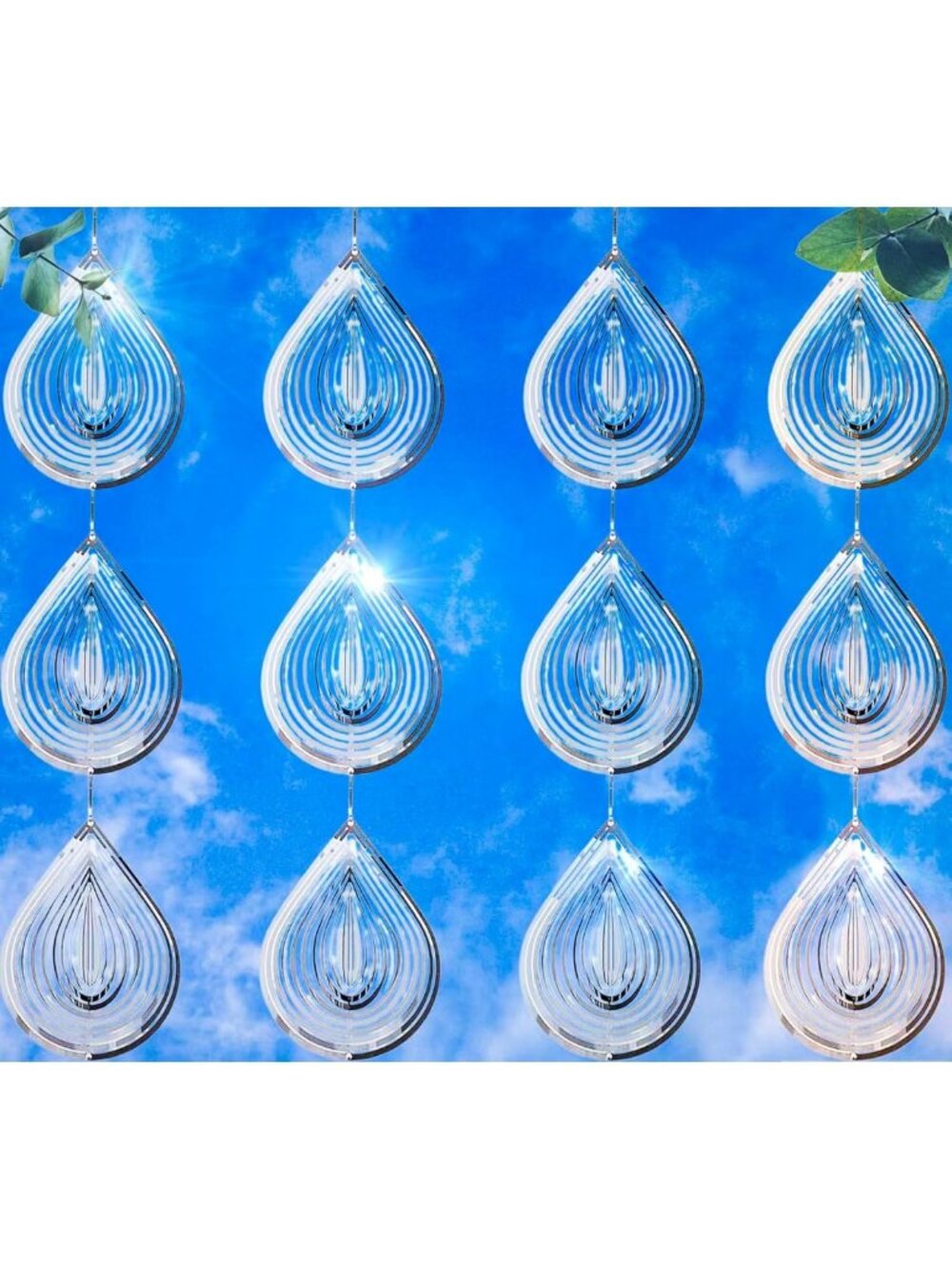Highly Reflective 3D Bird Scare Devices - Shiny Deterrents for Garden & Patio